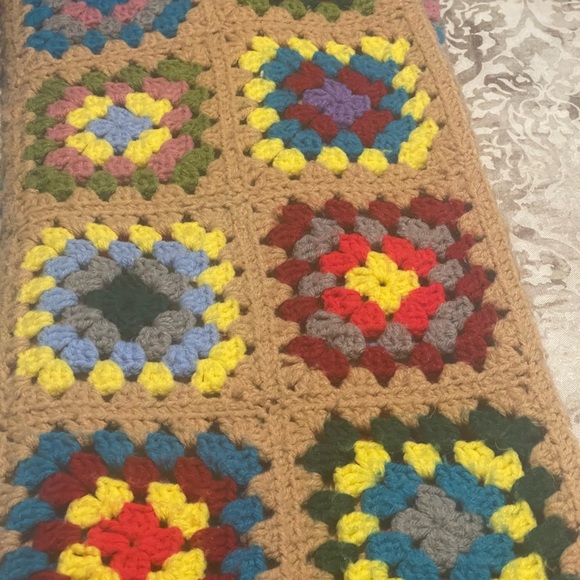 Multicolor Crochet Blanket handmade with love very clean and warm - Picture 4 of 5